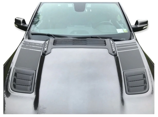 Hood Vent Upper Accent Graphics 19-up Ram Truck Rebel/Sport